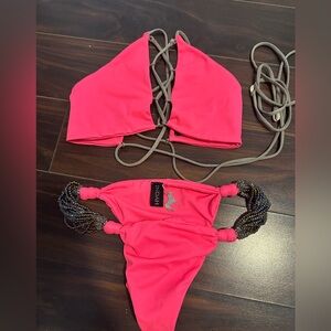 Indah pink hapa loop bikini